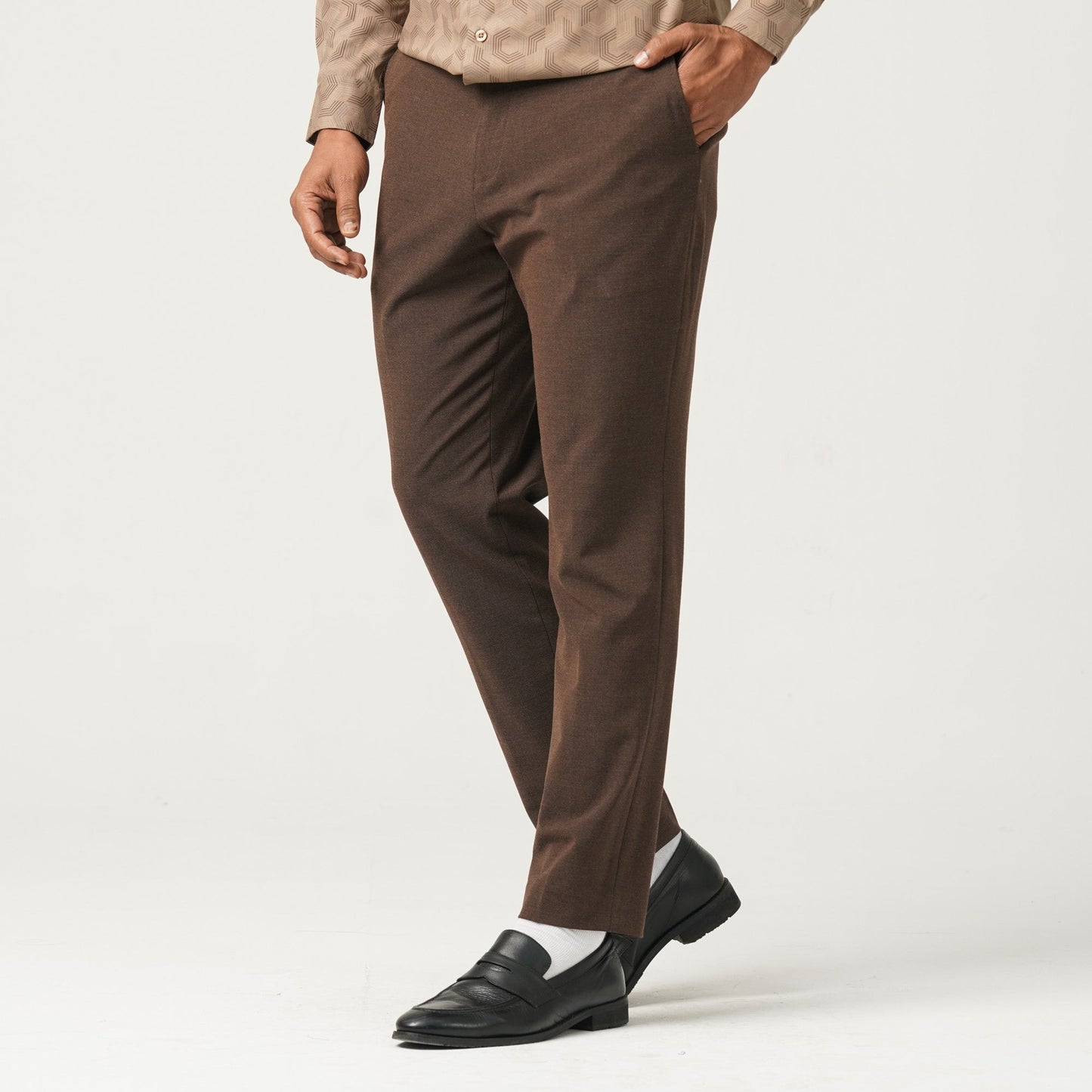 Men's Formal Pant=COFFEE