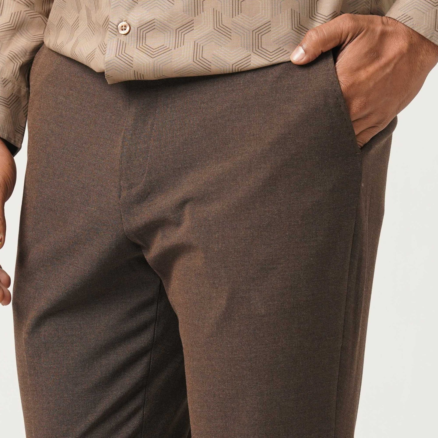 Men's Formal Pant=COFFEE