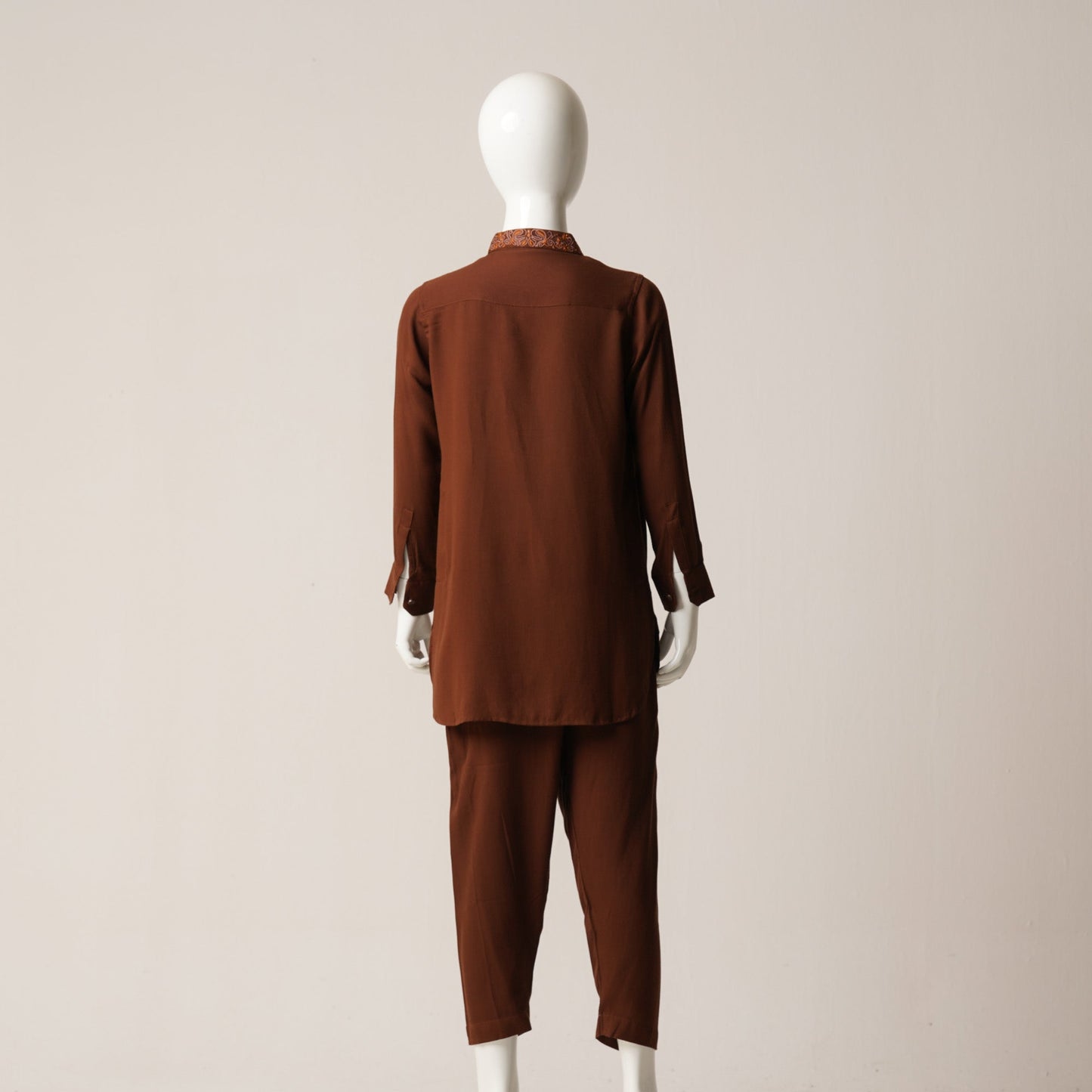 BOY EMBROIDERY KABLI-COFFEE