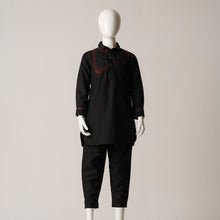 Load image into Gallery viewer, BOYS EMBROIDERY KABLI-BLACK
