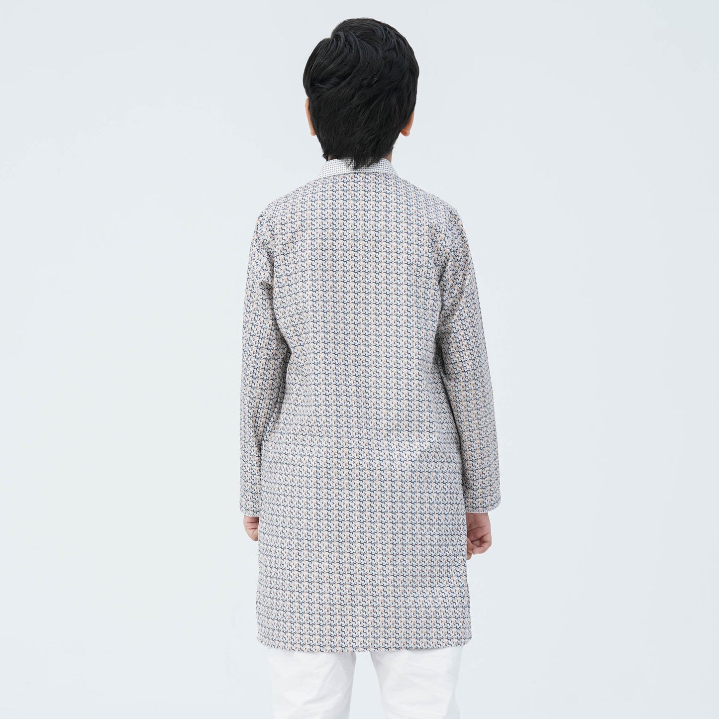Boy's Ash Blended Panjabi