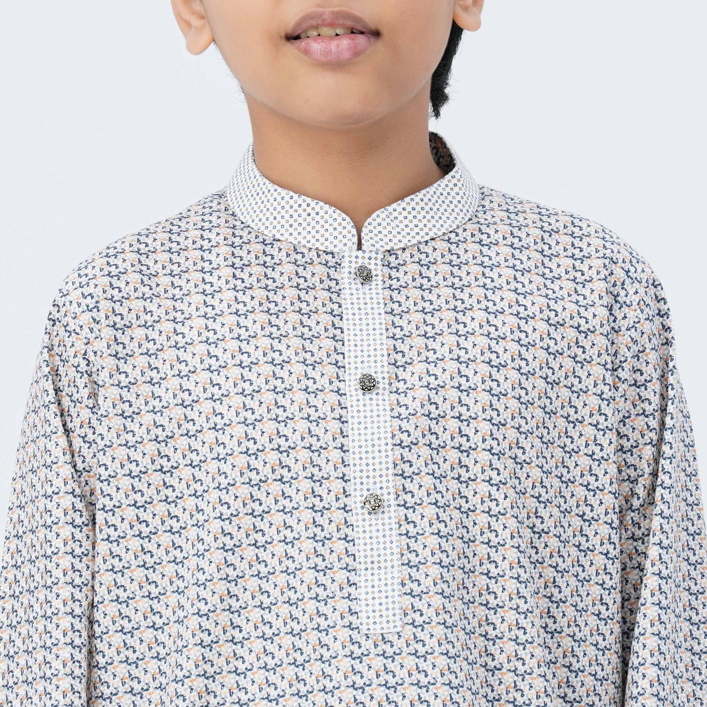 Boy's Ash Blended Panjabi