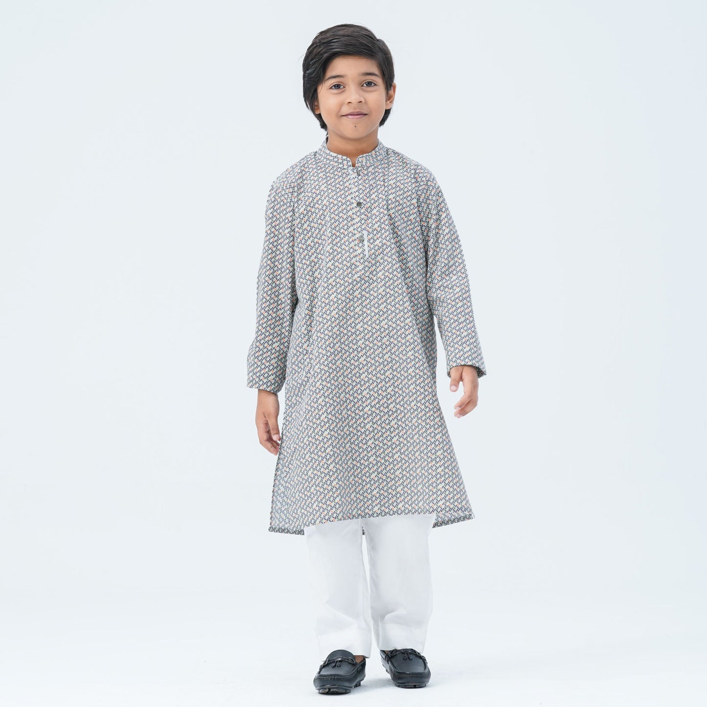 Boy's Green Blended Panjabi
