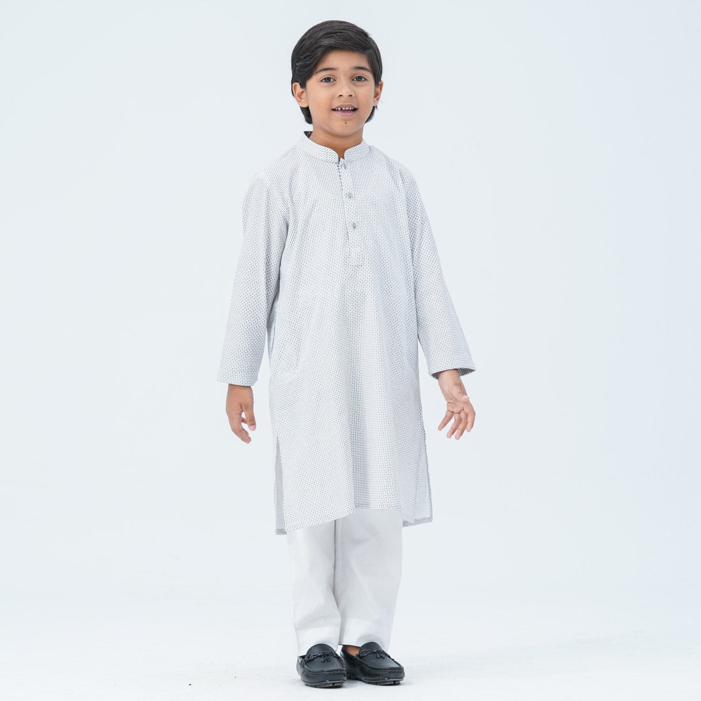 Boy's Brown Blended Panjabi