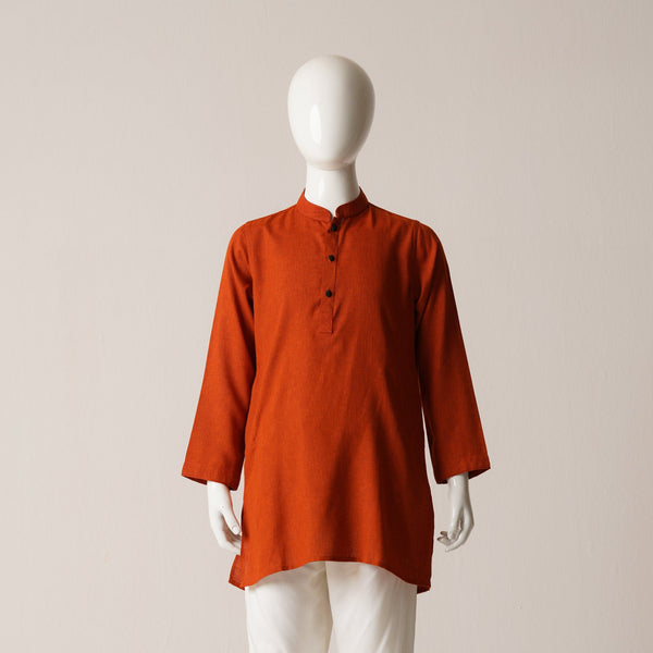 BOYS BASIC PANJABI -ORANGE