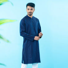 Load image into Gallery viewer, Men&#39;s Navy Panjabi
