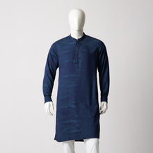 Load image into Gallery viewer, MENS BASIC PANJABI-NAVY
