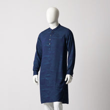 Load image into Gallery viewer, MENS BASIC PANJABI-NAVY
