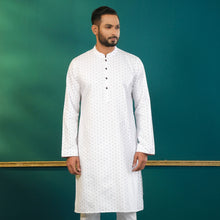 Load image into Gallery viewer, Men&#39;s White Classic Panjabi
