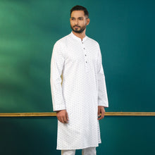 Load image into Gallery viewer, Men&#39;s White Classic Panjabi
