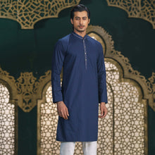 Load image into Gallery viewer, Men’s Navy Basic Panjabi
