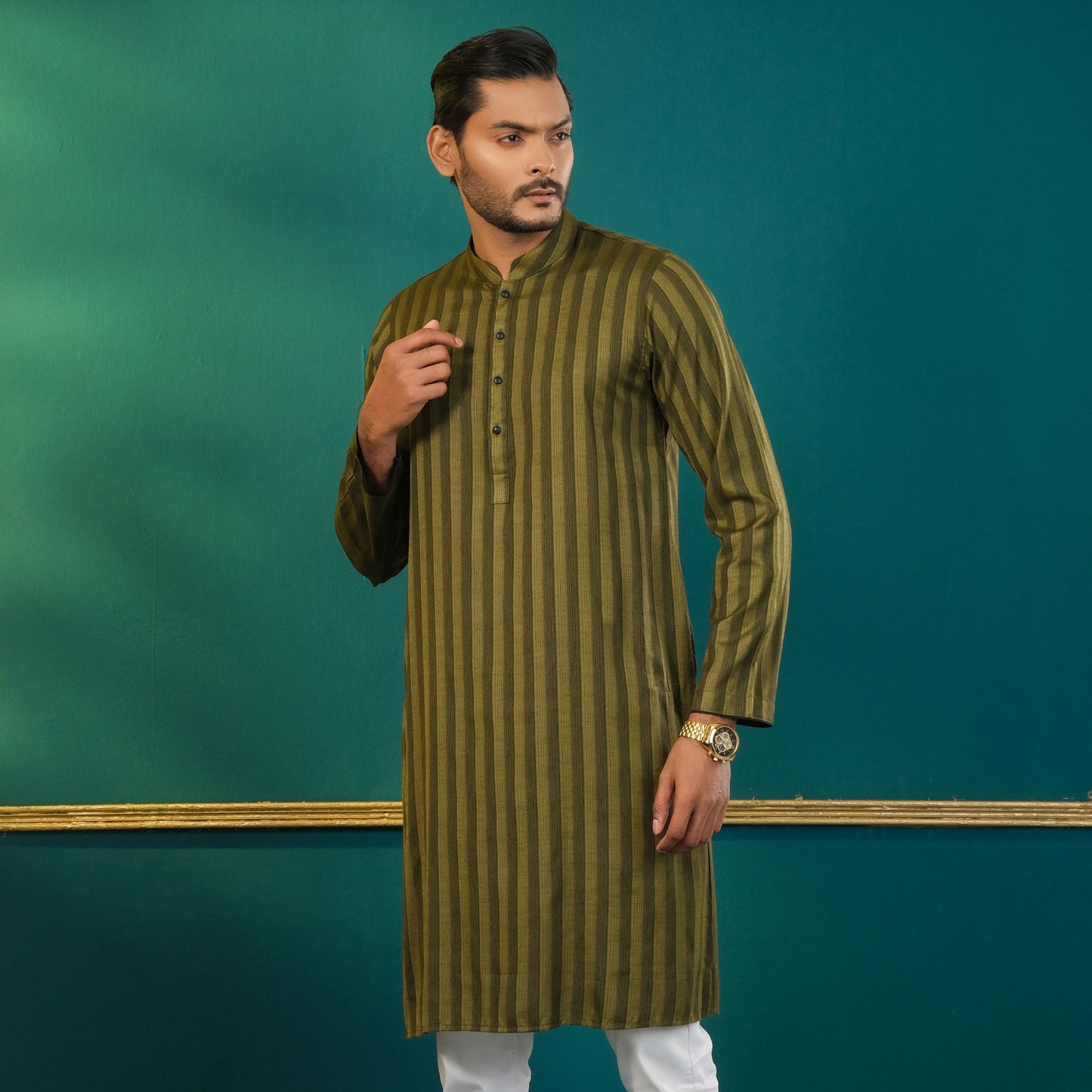 Mens Green Panjabi