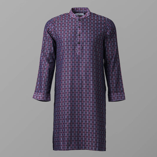 Mens Maroon Panjabi