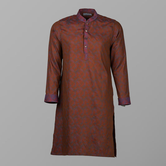 Mens Coffee Sky Panjabi
