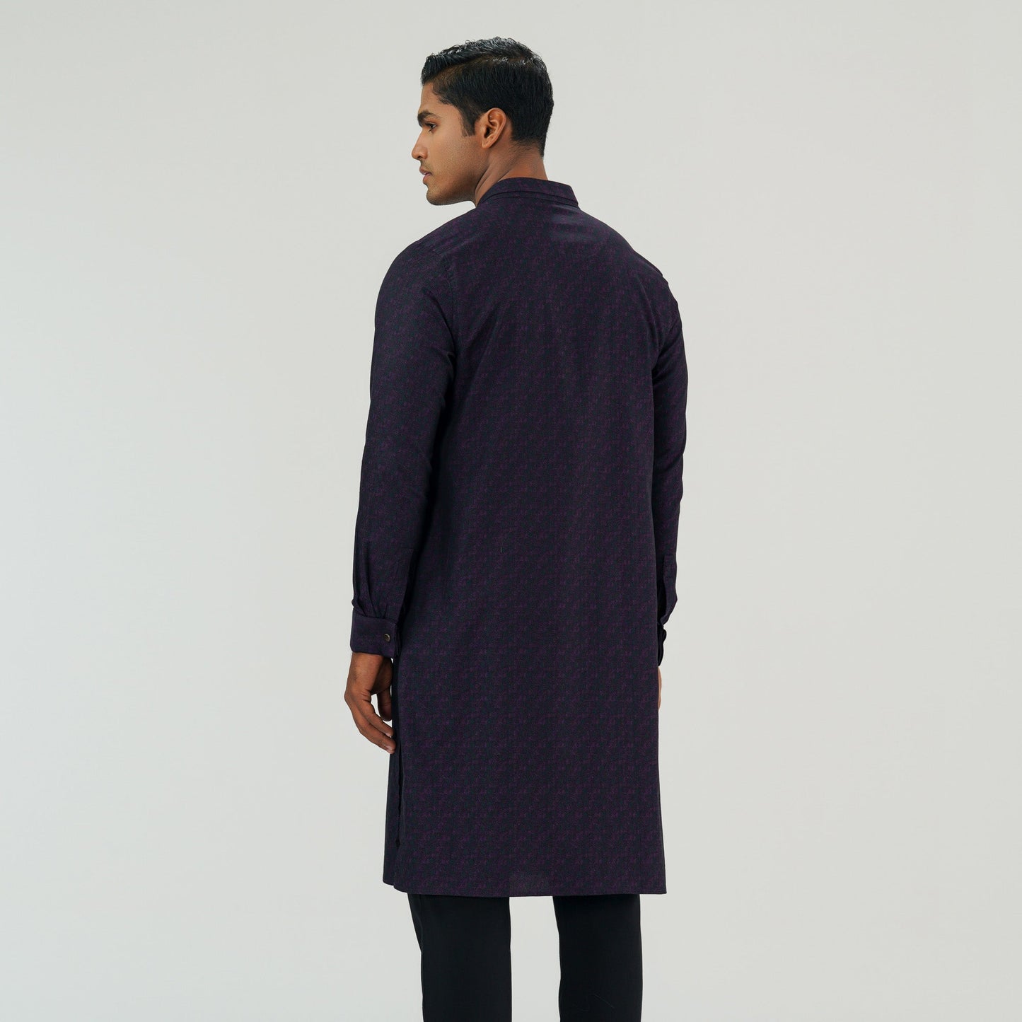 Mens Basic Purple Panjabi