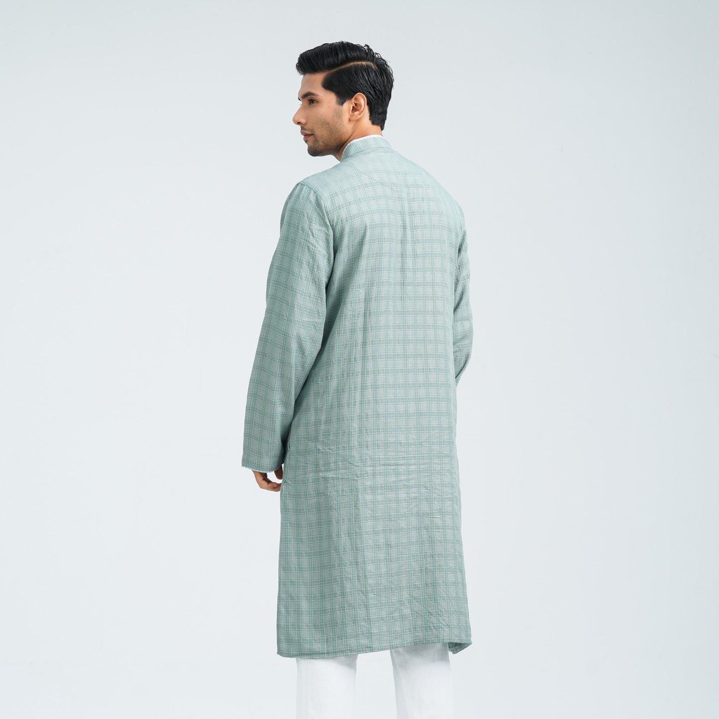 Men's Mint Cotton Basic Panjabi
