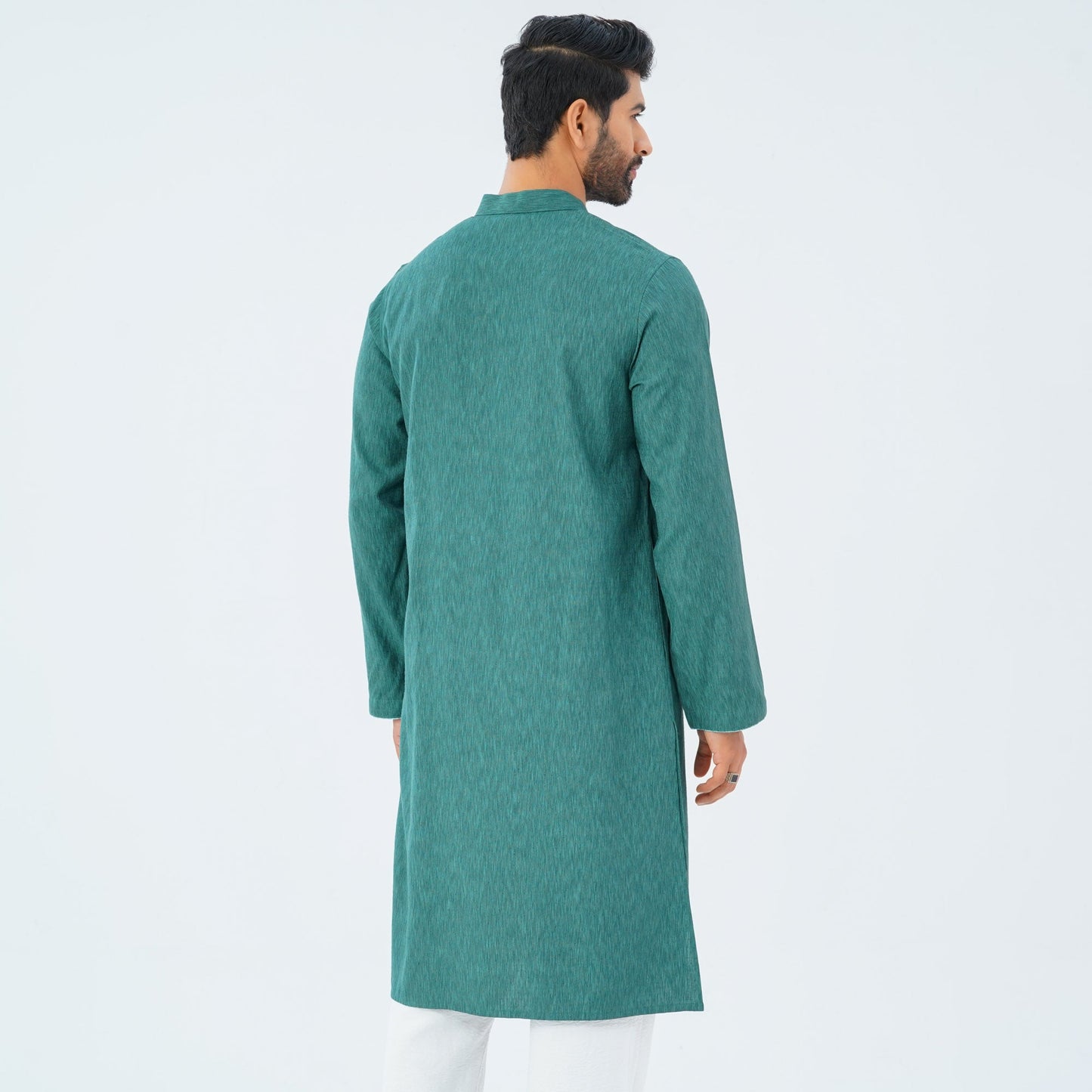 Men’s Green Cotton Panjabi