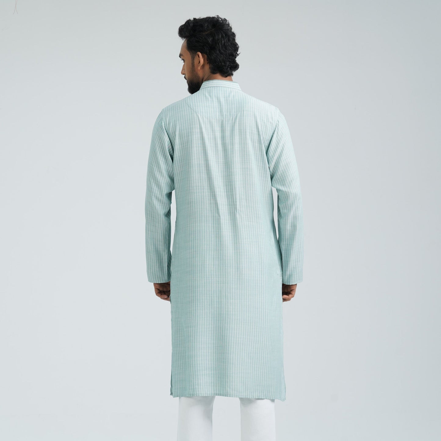 Men's Mint Cotton Basic Panjabi