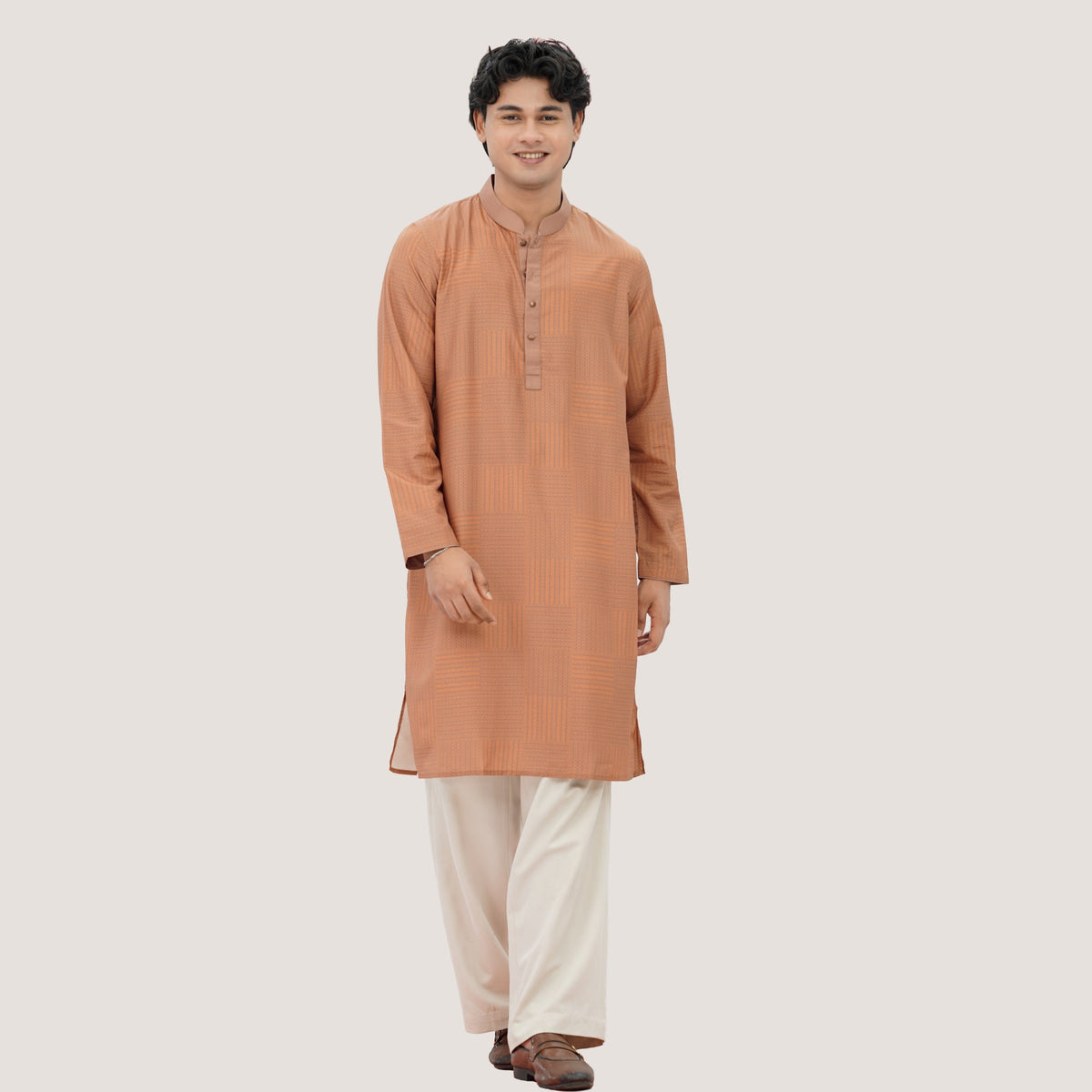 Men's Tan Panjabi