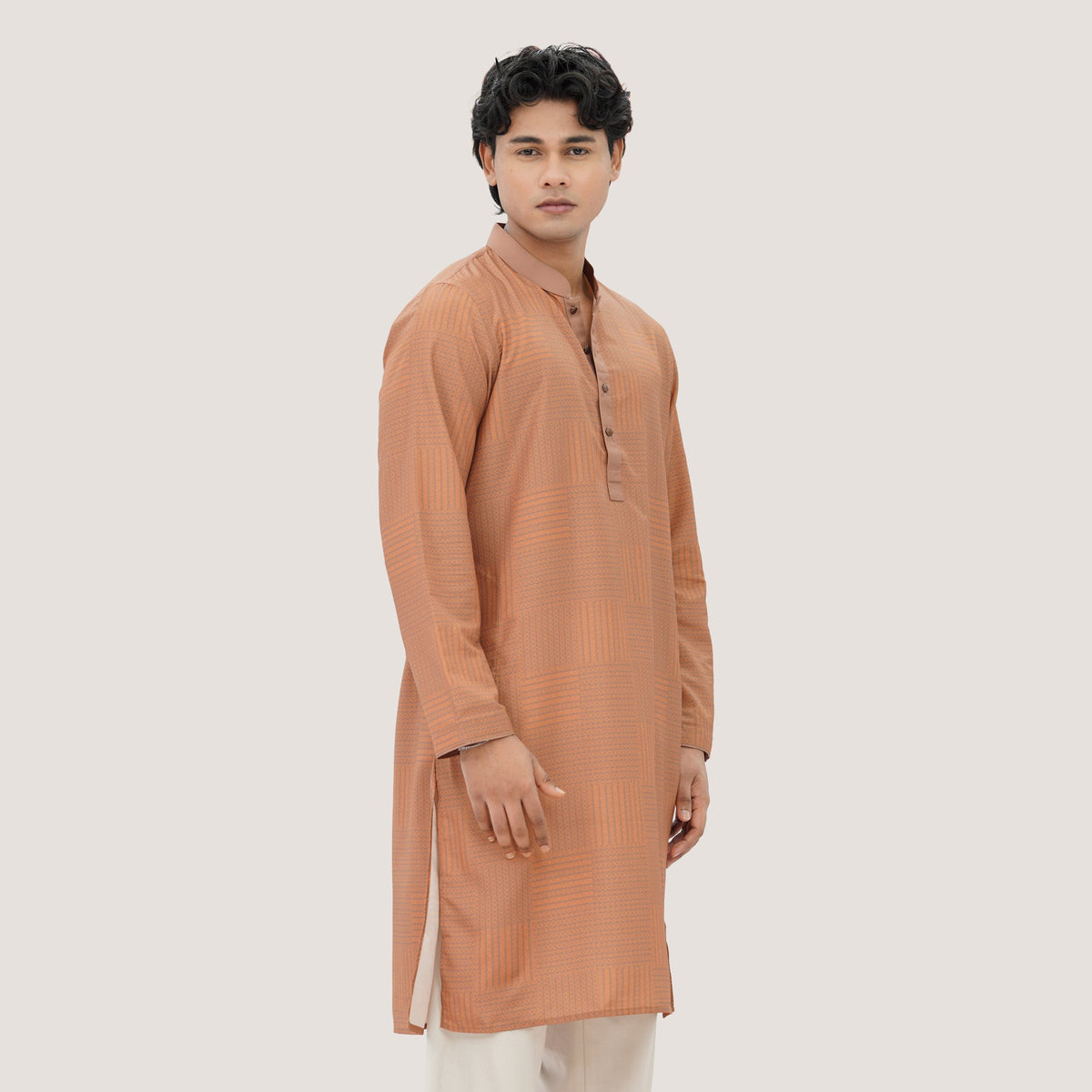 Men's Tan Panjabi