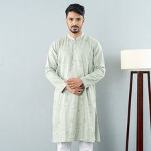 Load image into Gallery viewer, Men&#39;s Pastel Embroidered Panjabi
