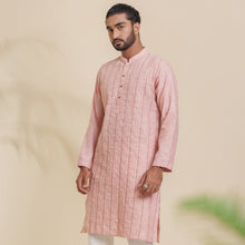 Load image into Gallery viewer, Men&#39;s Orange Embroidery Panjabi
