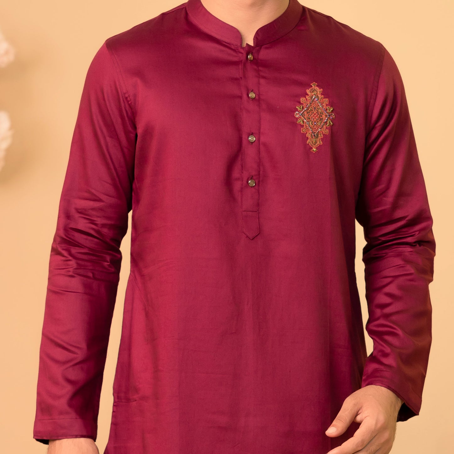 Mens Panjabi- Maroon