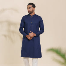 Load image into Gallery viewer, Mens Premium Panjabi- Navy Blue
