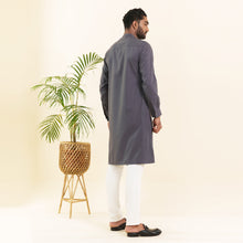 Load image into Gallery viewer, Men&#39;s Charcoal Grey Panjabi
