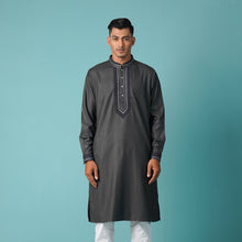 Load image into Gallery viewer, MENS PREMIUM PANJABI-ASH
