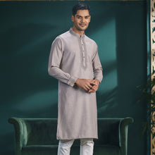 Load image into Gallery viewer, MENS PREMIUM PANJABI-LIGHT BROWN
