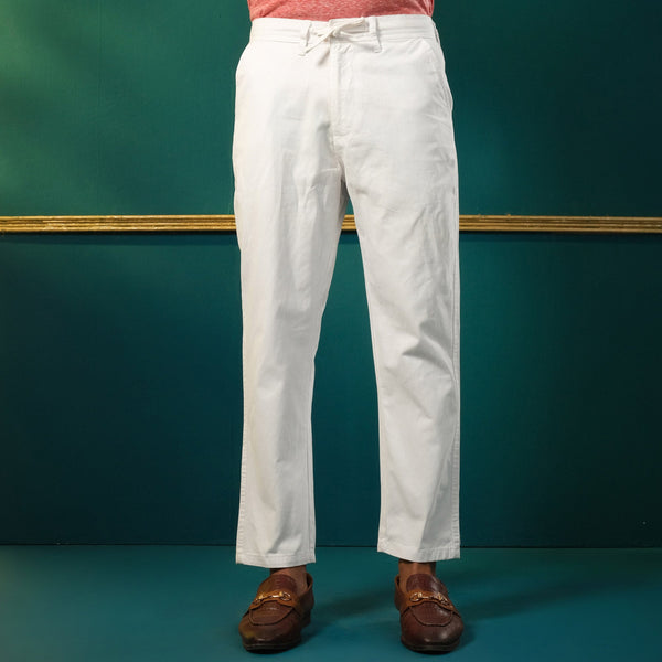 MENS PANT PAJAMA-WHITE