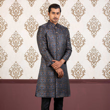 Load image into Gallery viewer, MENS SHERWANI-NAVY
