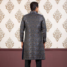 Load image into Gallery viewer, MENS SHERWANI-NAVY
