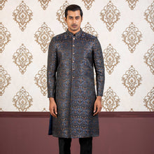 Load image into Gallery viewer, MENS SHERWANI-NAVY
