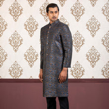 Load image into Gallery viewer, MENS SHERWANI-NAVY
