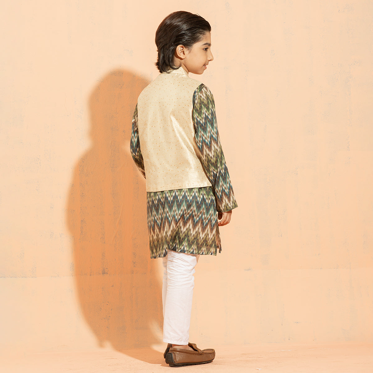 Boys Green Vest