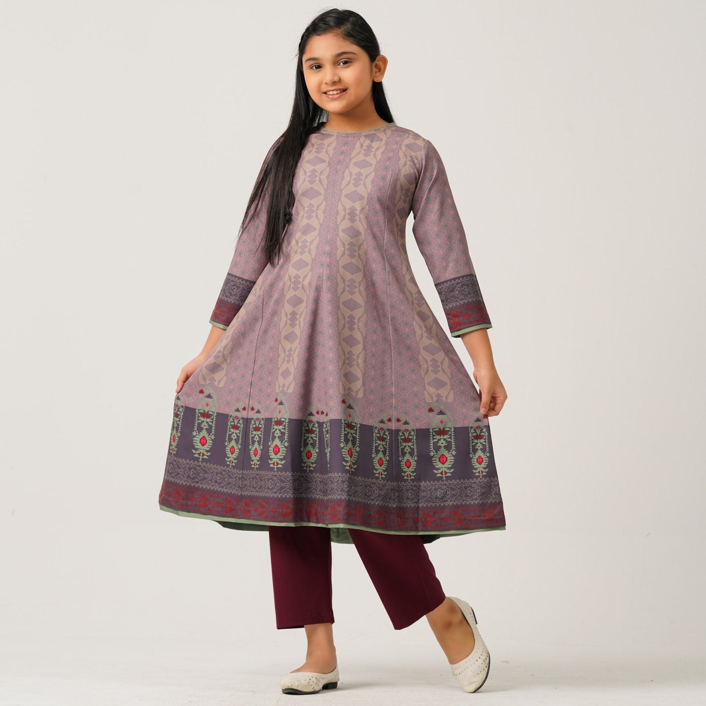 Girls Multi color Two Piece Set