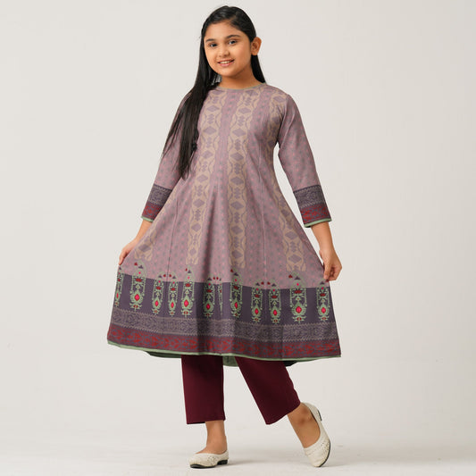 Girls Multi color Two Piece Set