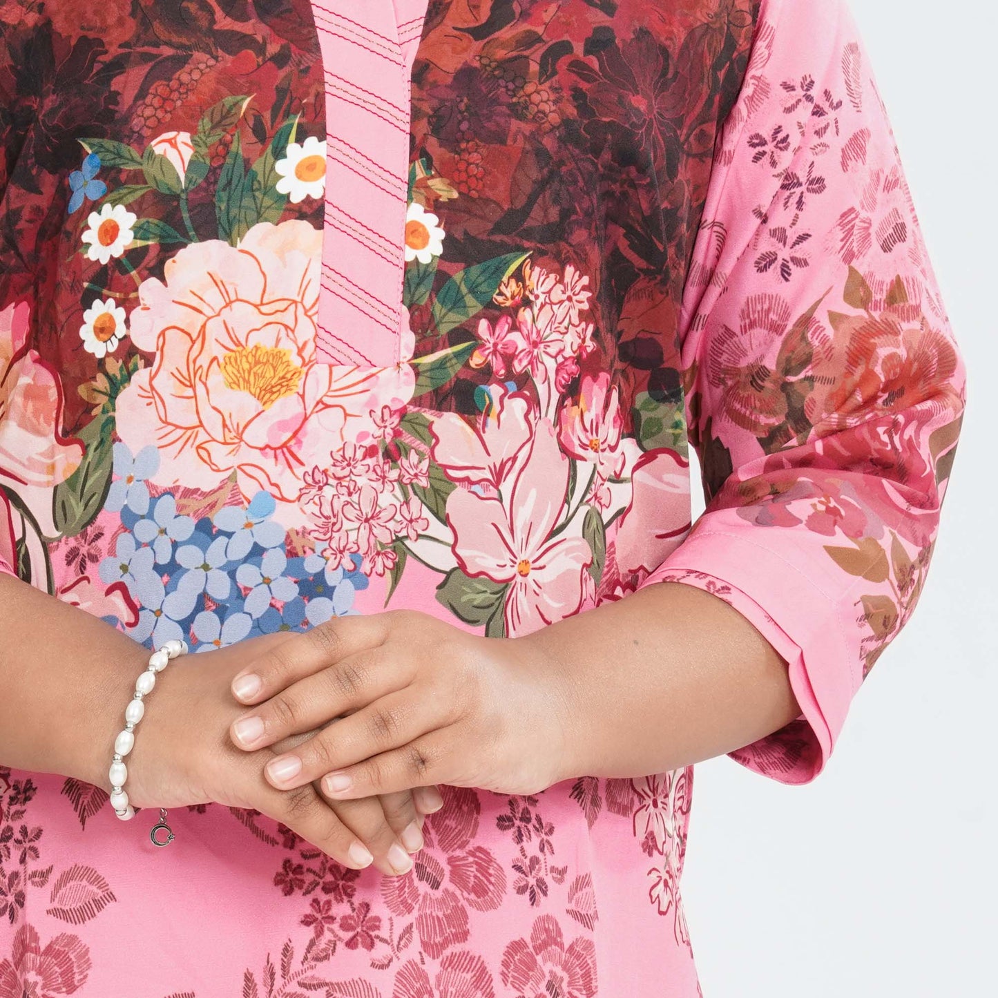 Girl’s Silk Two Piece Set