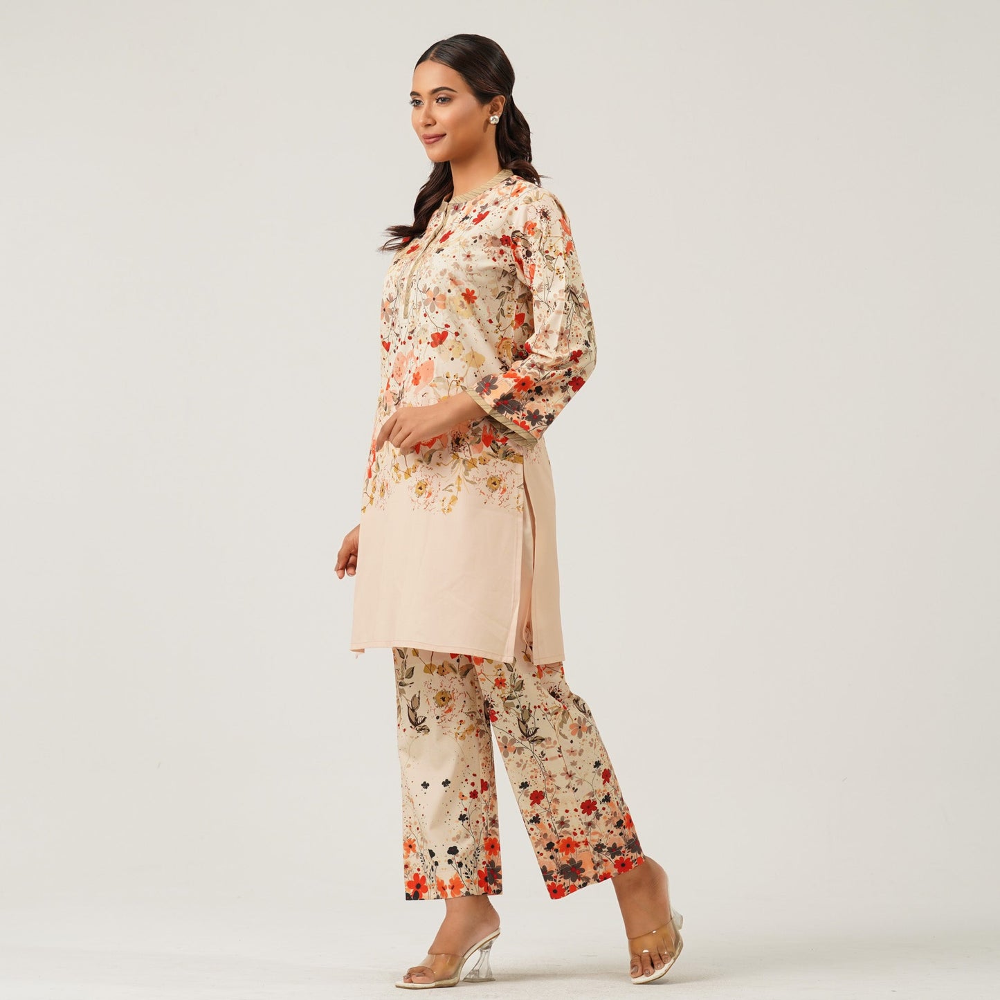 Womens Multicolor Two Piece Set