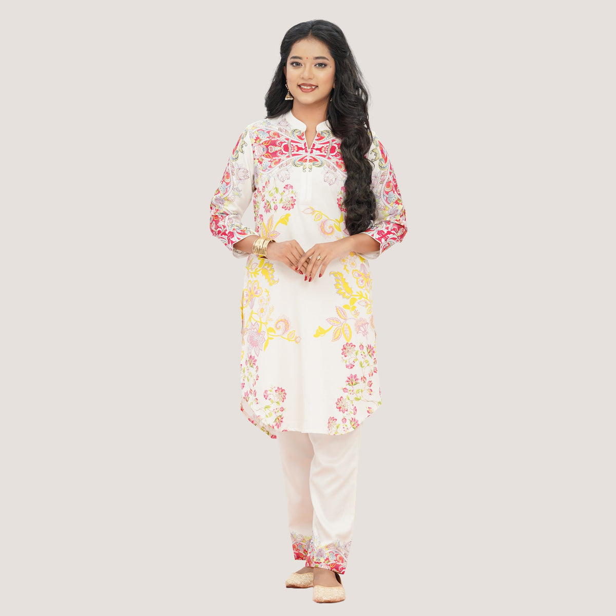 Womens White 2-Piece Set