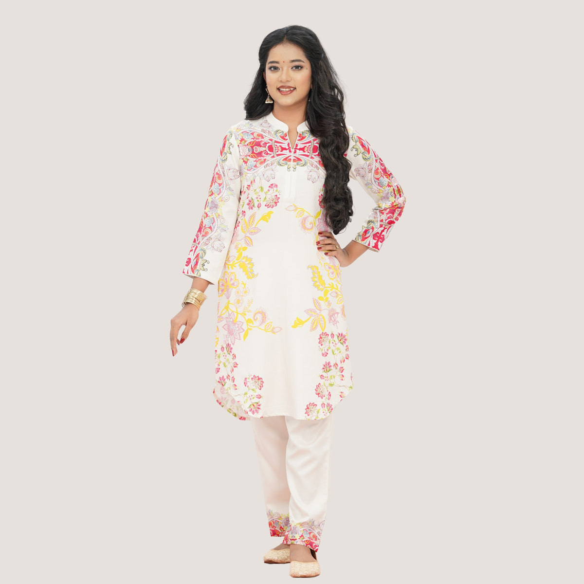 Womens White 2-Piece Set
