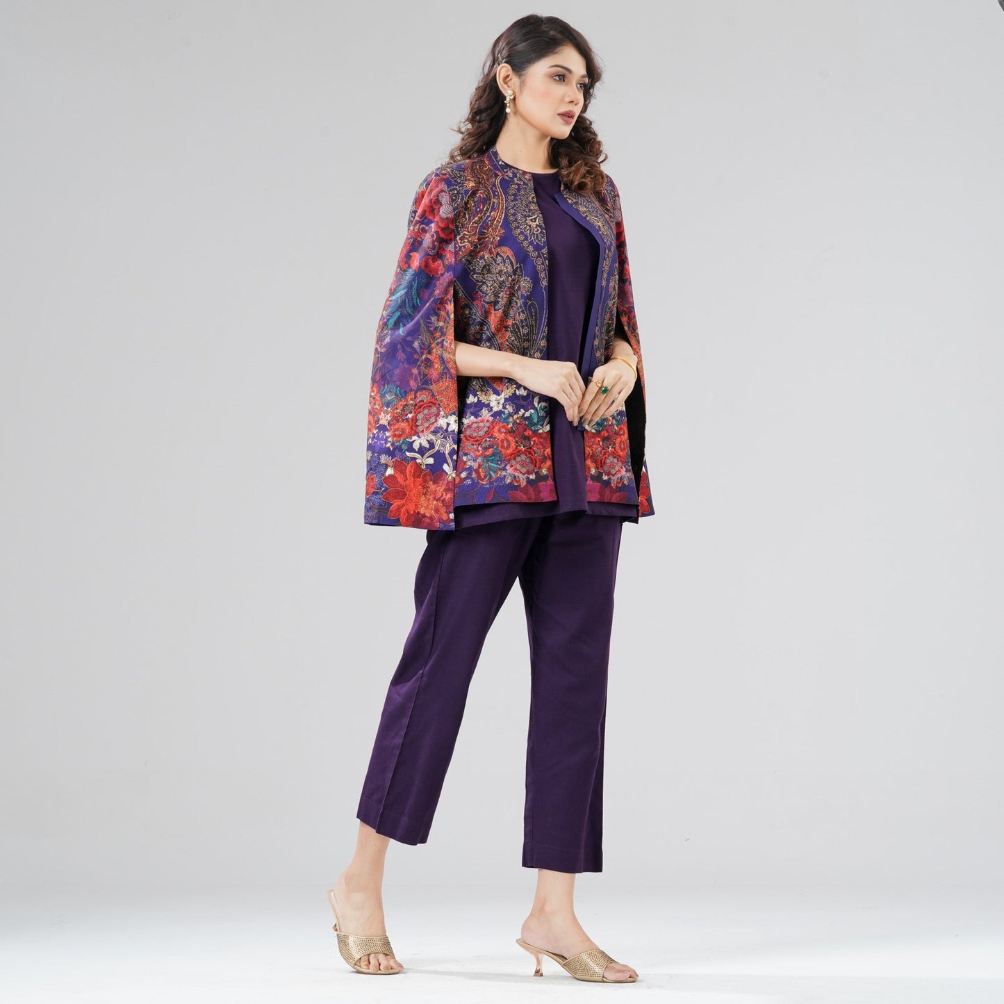 Womens Multicolor Two Piece Set