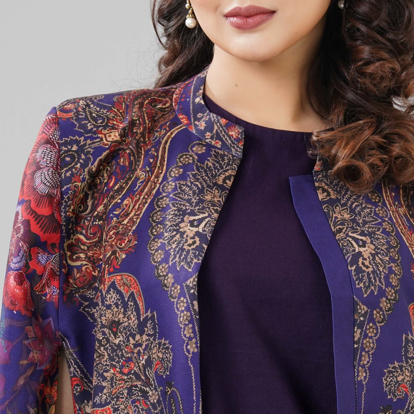 Womens Multicolor Two Piece Set