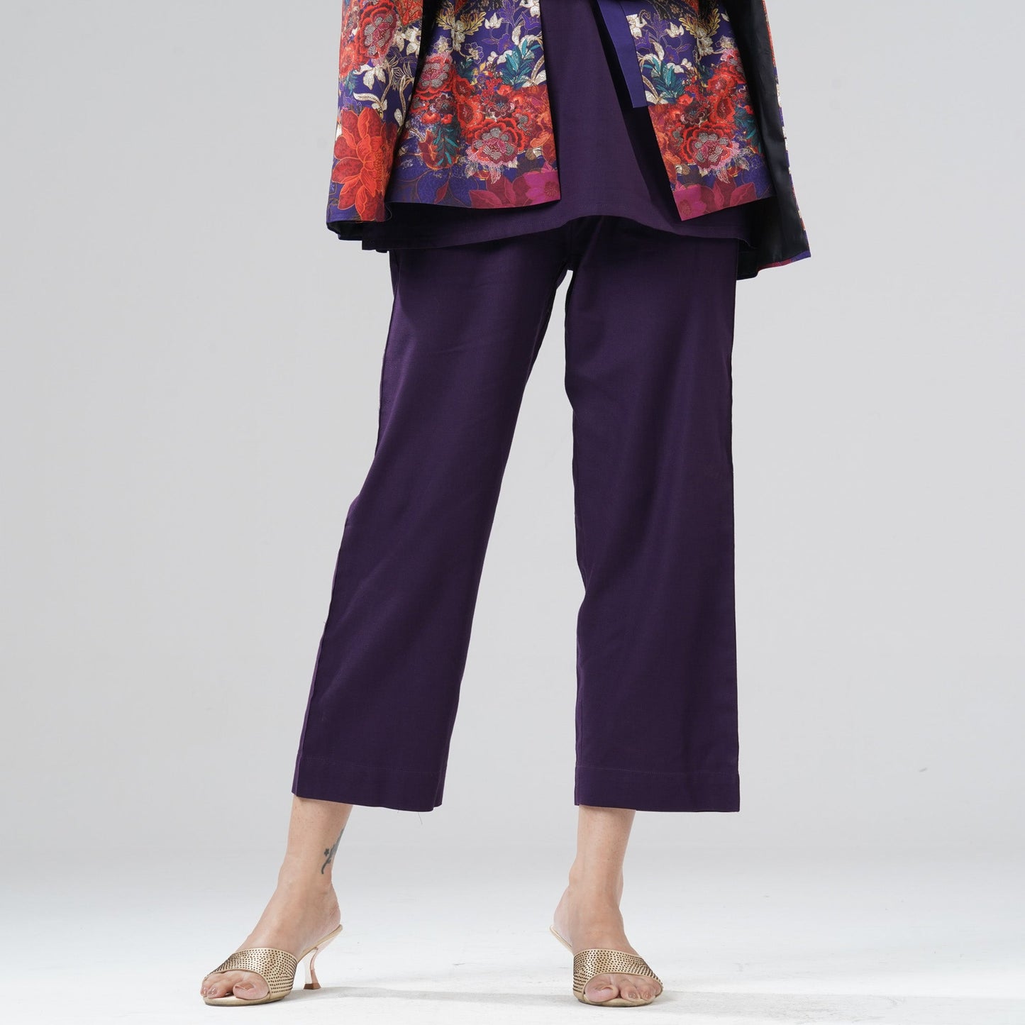 Womens Multicolor Two Piece Set