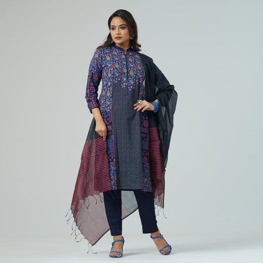 Womens Embroidered Three-Piece Set