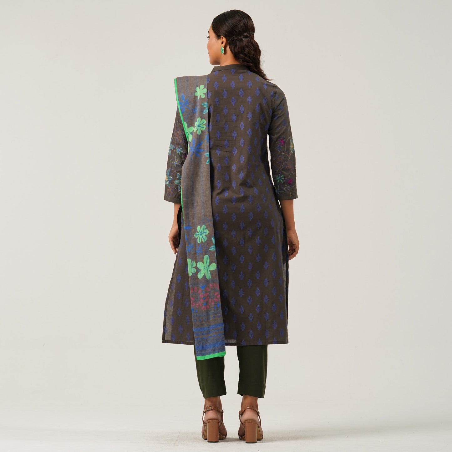 Womens Olive Three Piece Set