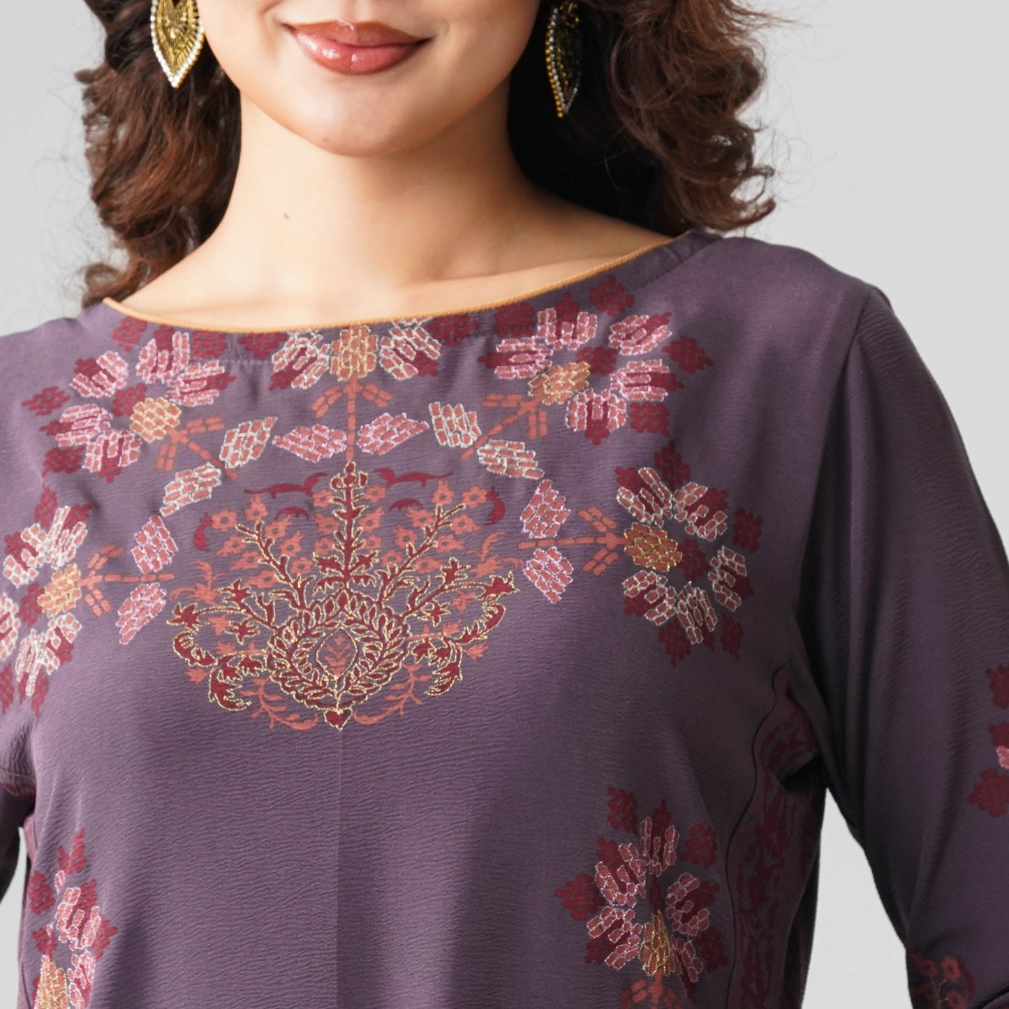 Womens Ash Violet Three Piece Set