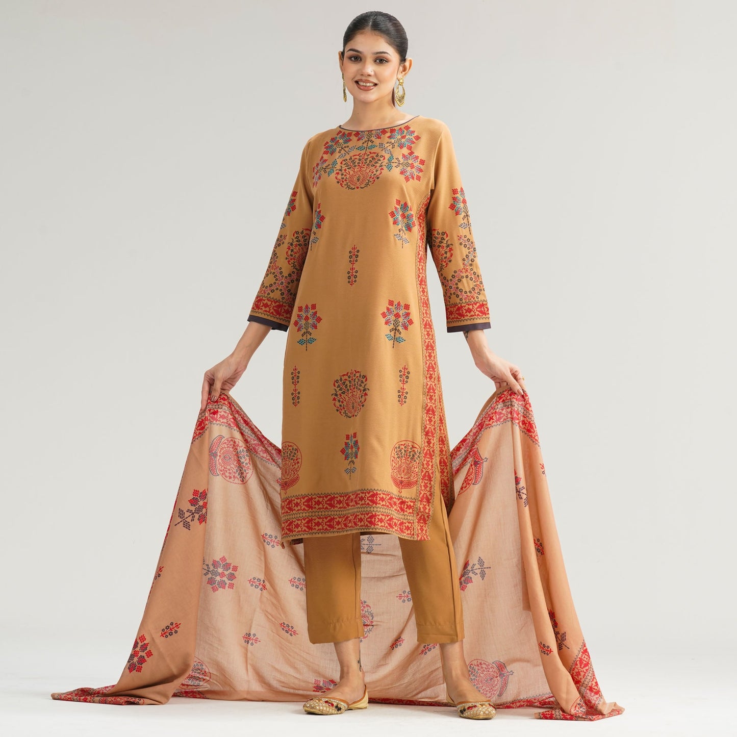 Womens Biscuit Three Piece Set